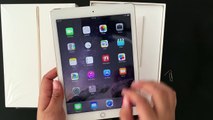 iPad Air 2 Unboxing and Quick Review AT&T T-Mobile Verizon Sprint Cellular Apple SIM Pay Gold Unlock