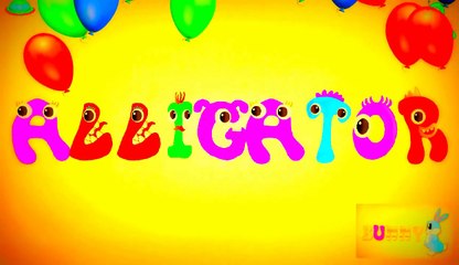 ABC Letter with Happy alphabet
