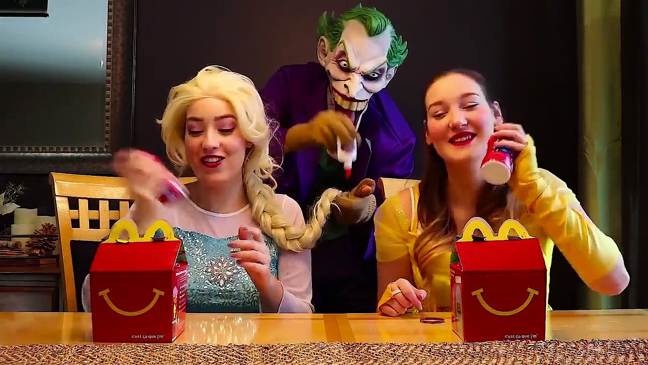 سبايدرمان هجوم المجمدة إلسا ث / جوكر مالفيسنت بيل سبيديرجيرل الرجل الحديدي الشعر عالقة متعة خارقة