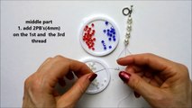 How to make a beautiful bracelet with pearl beads and bicone beads