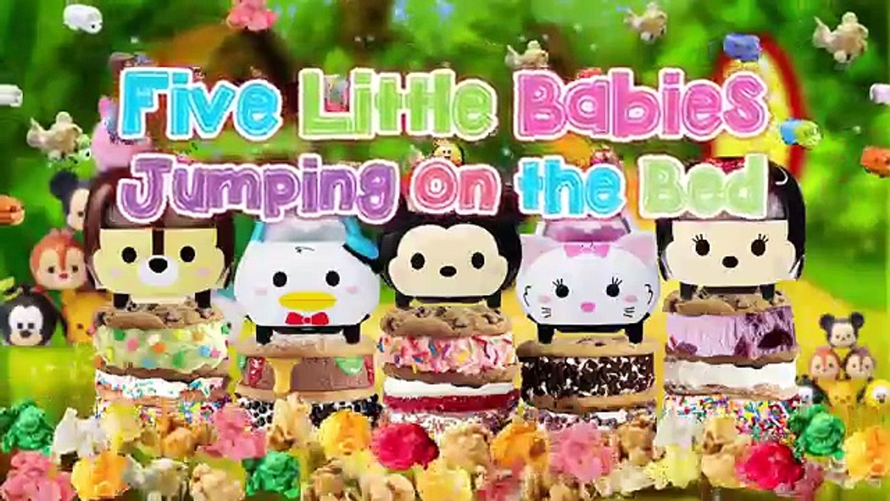 Peppa Pig SuperHeroes Five Little Monkeys JUMPING ON THE BED ♥Toy Nursery Rhyme♥ Kids Songs & MORE