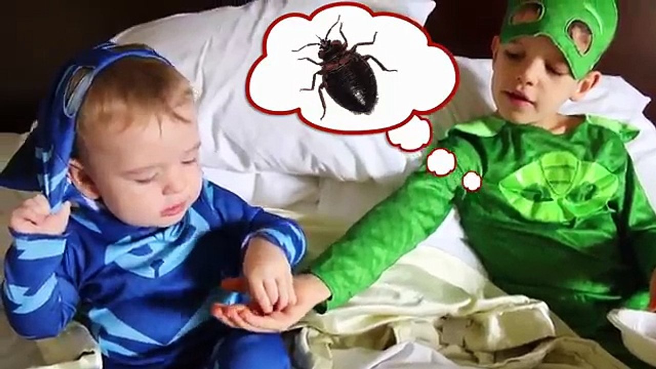 PJ MASKS IRL Superheroes In Real Life Gekko Catboy GET FAT + Jail Prison Funny Baby PJ Masks