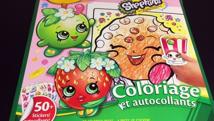 Coloring Time Episode #6: Shopkins Strawberry Kiss Speed Coloring Page with Markers