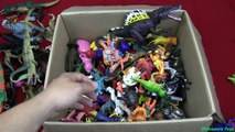 Box of Toys !!! Dinosaurs Jurassic World, Action Figures Guns - Video for Kids !!