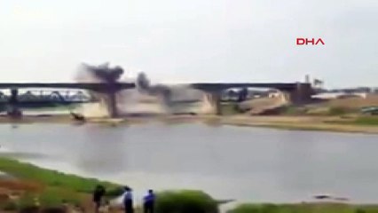 Peşmerge köprüyü böyle uçurdu