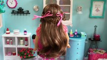 American Girl Doll Customization ~ Straightening, Haircut, Hairstyle!