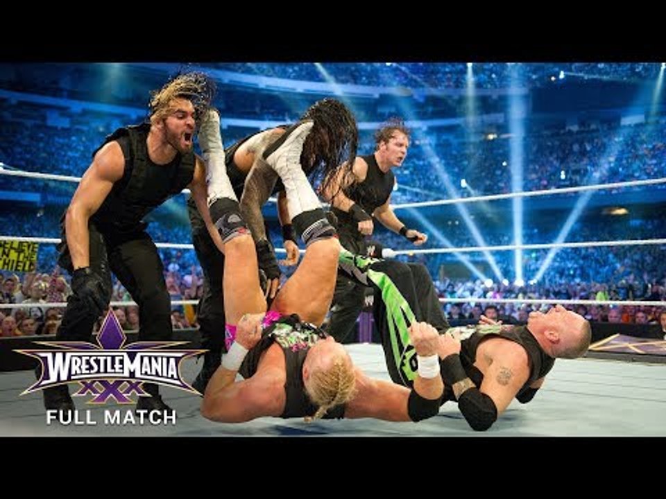 FULL MATCH - The Shield vs. Kane & The New Age Outlaws- WrestleMania 30 (WWE Network Exclusive)
