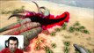 ARK Survival Evolved batalla dinosaurios arena Giganotosaurus vs dodorex anunaki gameplay español
