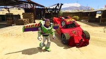 Disney Cars McQueen in Trouble 2! Buzz saves McQueen! Video For Kids with Venom Spiderman Cartoon