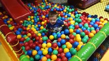 Indoor Playground Family Fun for Kids Play Center Slides Playroom with Balls