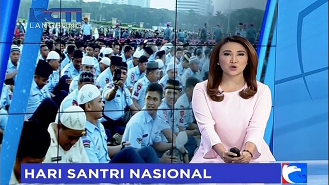 Perayaan Hari Santri Nasional di Tugu Proklamasi