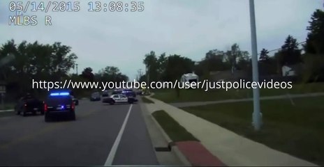 Police Chase and Shootout in Kalamazoo County MI