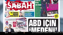 Sabah Gazetesi'nin bugünkü manşeti