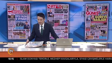 Akşam Gazetesi'nin bugünkü manşeti