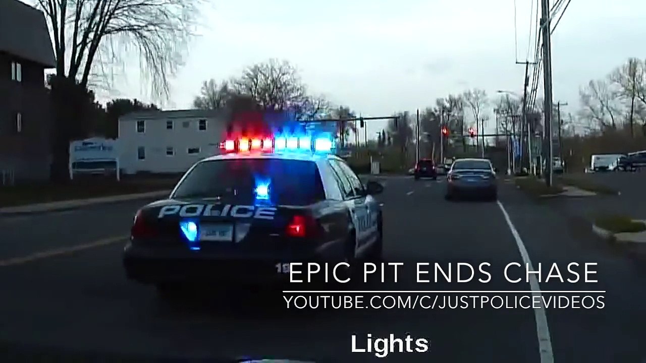 Epic Pit Ends Police Chase