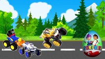 Learn Colors with Blaze and The Monster Machines car Toy Colours to Kids Toddlers and Children