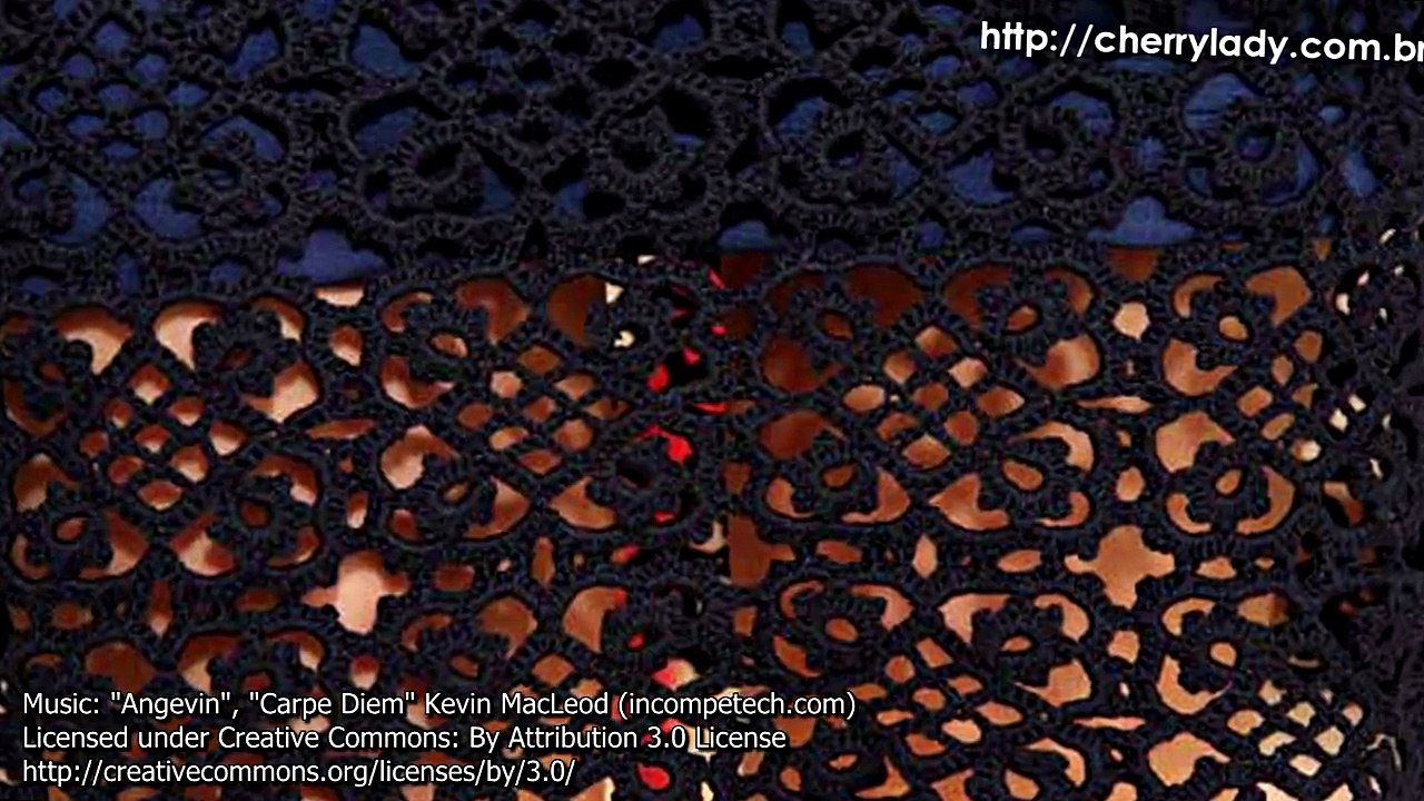 • Безотрывное вязание королевских мотивов для платья Загадочная Бразильянка • Мастер-класс и Схема