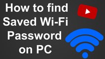 How to find Saved Wi-Fi Password In Windows 10 on PC - How to See Forgotten Wi-Fi Password on PC