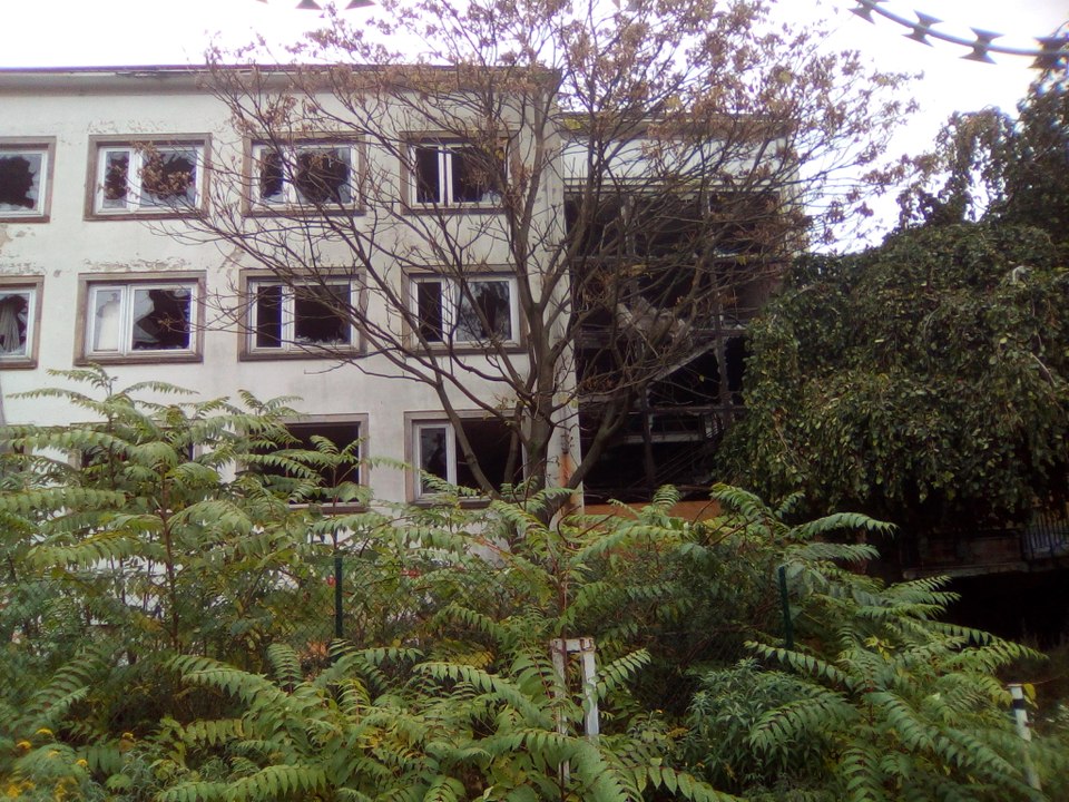 Berliner bauruinen - "sporthotel in hohenschönhausen"