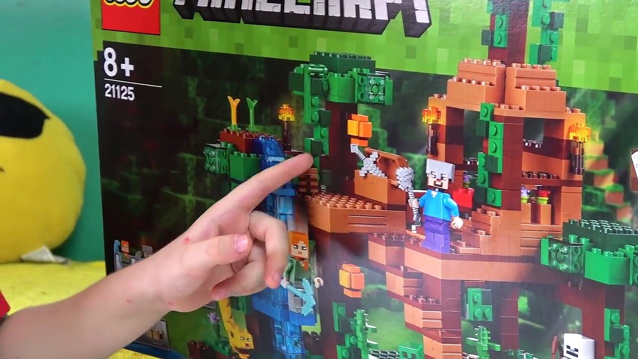 PAULINHO E O LEGO MINECRAFT A CASA NA ARVORE DA FLORESTA - Brinquedos de Lego para Crianças
