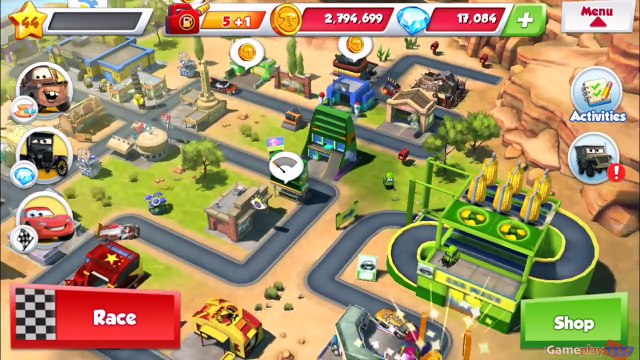 CARS: FAST AS LIGHTNING - Chick Hicks VS Sheriff VS Miguel Camino | Disney Pixar Cars