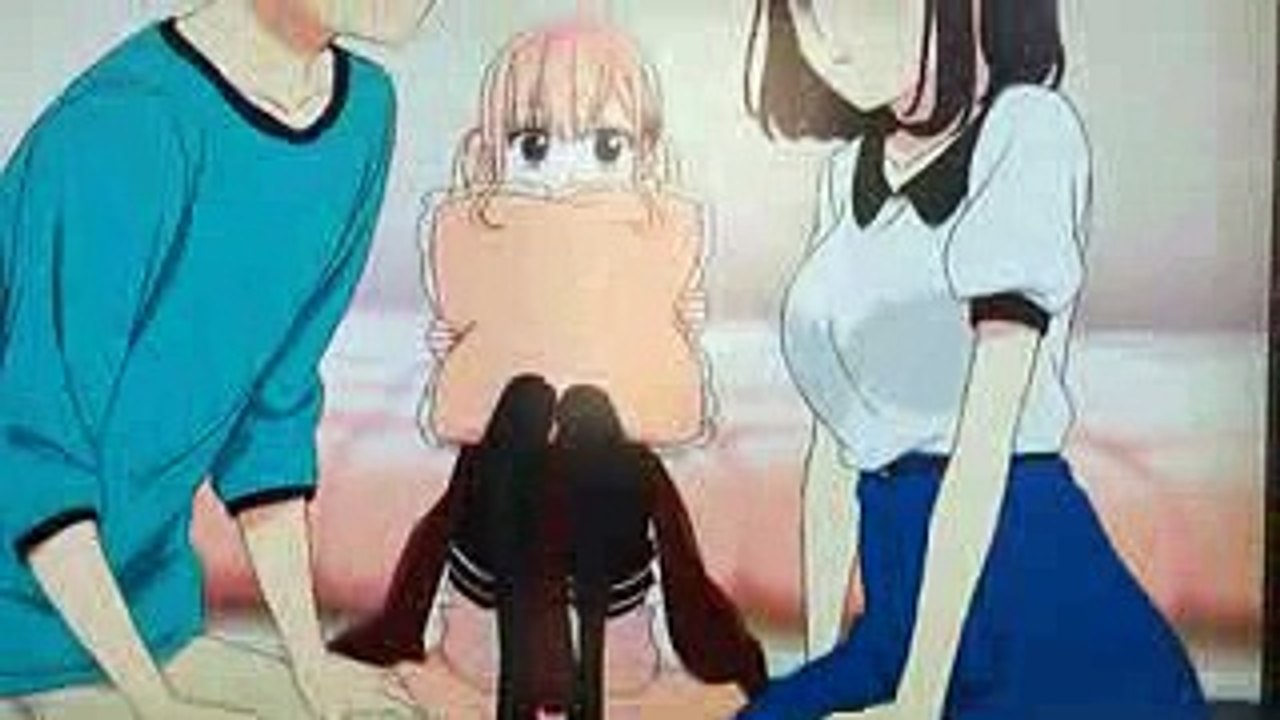 ねじまゆかりとたかさきみさきのキスシーン  恋と嘘