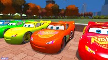 Color Lightning Mcqueen Cars for Kids w Spiderman Cartoon and Learn Colors for Kids - Nursery Rhymes