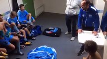 U14 Célébration après la victoire à Bondues le 21.10.17