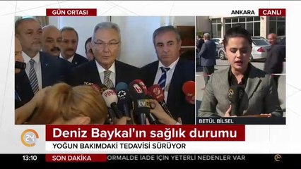Deniz Baykal'ın durumunda gerileme olmaması umut verici bulundu