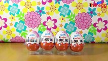 4 Pack limited Barbie Fashionistas edition Kinder Surprise Eggs unboxing / unwrapping