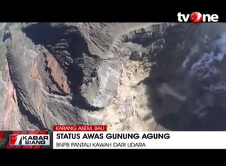 BNPB Pantau Gunung Agung dengan Drone