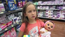 Shopping With Baby Alive Real Surprises Pees and Poops Baby Doll