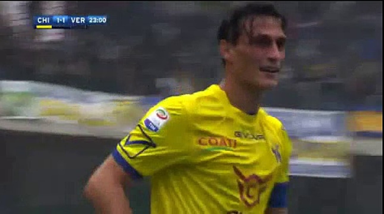 Chievo 1 - 1 Verona 22/10/2017 Roberto Inglese Super Goal 23' HD Full Screen .