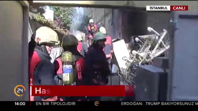 Haseki Hastanesi'nde yangın