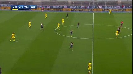 Chievo 2 - 1 Verona 22/10/2017Bruno Zuculini  RED CARD 40' HD Full Screen .