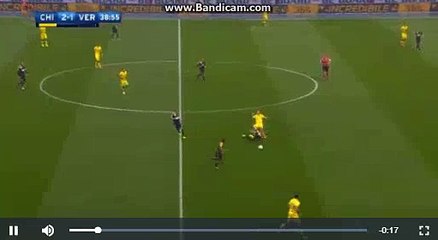 Zuculini  RED  CARD   HD Chievo 2 - 1	Verona 22-10-2017