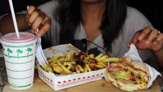 Asmr: IN-N-OUT Cheeseburger *American Food Eating Sounds* MUKBANG
