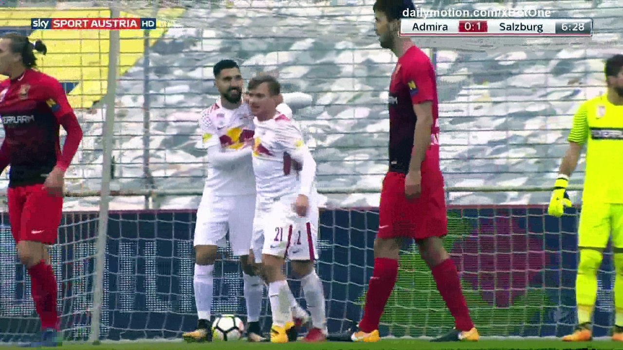 Xaver Schlager Goal HD - Admira 0 - 1 Salzburg - 22.10.2017 (Full Replay)