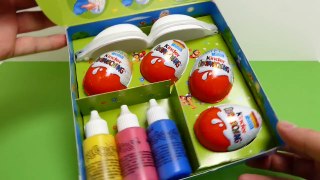 4 Surprise Eggs Painting Set - Kinder Easter Eggs Painting