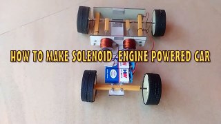 Solenoid Engine Car | Diy Tutorial | ONE MILLION VIEWS!!!