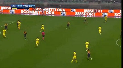 Chievo 4 - 2 Verona 22/10/2017 Mariusz Stepinski Super Goal 86' HD Full Screen .