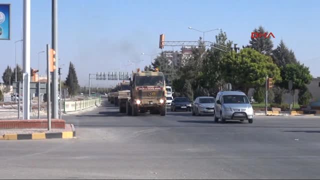 Kilis'e Obüs ve Tank Sevkiyatı