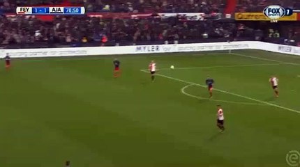 Kasper Dolberg Goal HD - Feyenoord	1-2	Ajax 22.10.2017