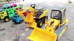 รีวิวของเล่นรถ รถแม็คโคร รถตักดิน รถดั้ม เล่นน้ำลุยตักดิน Excavator wheel loader and truck