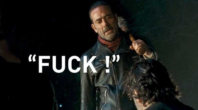 Les personnages de The Walking Dead vont enfin pouvoir dire fuck