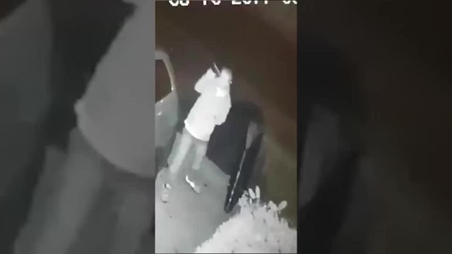 Family's CCTV Shows Neighbour Smashing Their Car Windows