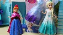 Frozen! Zamek Elsy & MagiClip Anna & Bałwan z Play Doh ☃️ Disney