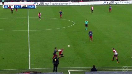 Kasper Dolberg Goal vs Feyenoord (1-2)