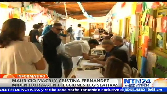 Abren colegios electorales en Argentina para la celebración de las primeras legislativas del Gobierno de Macri