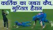 India vs New Zealand 1st ODI: Dinesh Kartik Stunning catch gets Martin Guptil OUT | वनइंडिया हिंदी